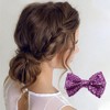 Unique Bargains Elegant Sequins Bow Hair Clip 2 Pcs - 3 of 4