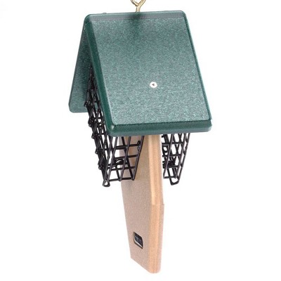 Birds Choice 2-Cake Feeder with Angled Suet Basket Bird Feeder