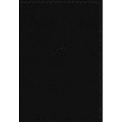 Nkjv, MacArthur Study Bible, 2nd Edition, Leathersoft, Black, Indexed, Comfort Print - by  Thomas Nelson (Leather Bound)