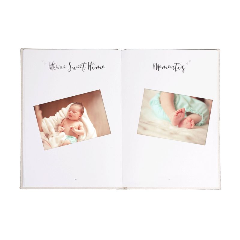 Pearhead Linen Pregnancy Journal - Ivory, 5 of 11