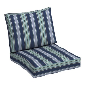 ARDEN Outdoor Plush Modern Tufted Blowfill Deep Seat Set, 24 x 24, Rain-Proof, Fade Resistant, Deep Seat Bottom and Back Cushion 24 x 24 - 1 of 4