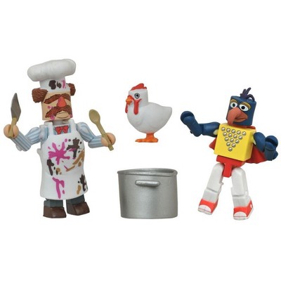 Diamond Comic Distributors, Inc. Muppets Minimates S1 2-Pack: Stunt Show Gonzo & Batter Damaged Swedish Chef