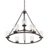 Quoizel Lighting Buchanan 9 - Light Chandelier in  Western Bronze - 3 of 4