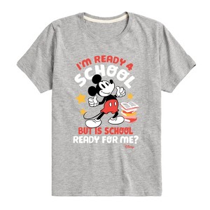 Boys' - Disney - I'm Ready For School Short Sleeve Graphic T-Shirt - 1 of 4