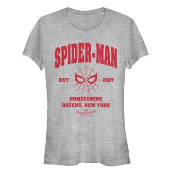 Juniors Womens Marvel Spider-Man: Homecoming Est. 2017 T-Shirt