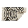 Design Imports Medallion Textured Fringe - Black - 2 X 3 Ft - 2 of 4