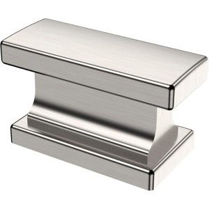 attop 10 Pack Brushed Satin Nickel Cabinet Knobs, 1.46 Inch(37mm) Cabinet Hardware Rectangle Knobs for Cupboard and Drawers - 1 of 4