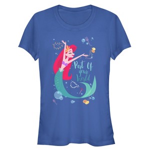 Juniors Womens The Little Mermaid Ariel Part of Your World Dance T-Shirt - 1 of 3