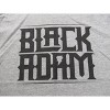 Bioworld Black Adam Movie Name Logo Youth Boys Heather Gray T-Shirt - 2 of 2