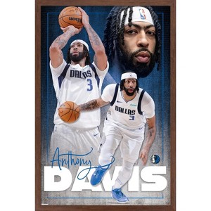 Trends International NBA Dallas Mavericks - Anthony Davis 25 Framed Wall Poster Prints - 1 of 4