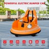 Toddlers Bumper Car, 12V Ride On Toy for Kids, Electric Ride On Car w/Remote Control, Baby Bumping Toy Car w/2 Speeds, LED Lights, 360 Degree Spin - 4 of 4
