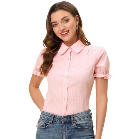 Light pink hot sale womens shirt