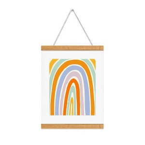 Lane and Lucia Mod Rainbow Art Print and Hanger - Society6 - 1 of 2