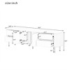 Modern TV Stand for TVs up to 80", Entertainment Center with 4 Drawers and Cabinet, Media Console Table for Living Room Bedroom - 4 of 4