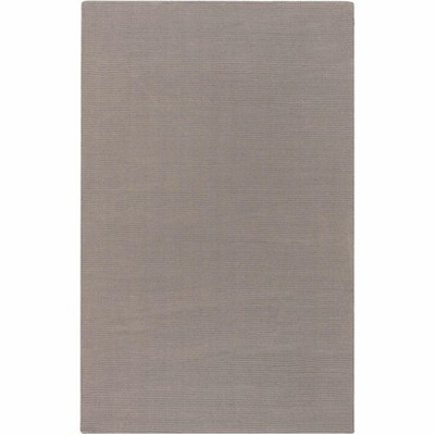 Hauteloom Brockton Solid Wool Gray Area Rug