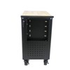 4 Drawers Tool Cabinet, Rolling Tool Chest with Wheels, Multi-Functional Tools Cart with Adjustable Shelf, Tools Box with Locked Drawers - 4 of 4