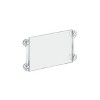 Azar Displays Clear Acrylic Window/Door Sign Holder Frame with Suction Cups 11''W x 8.5''H, 2-Pack - 4 of 4