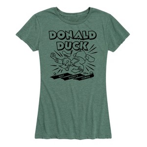 Women's - Disney - Donald Duck Comics Short Sleeve Graphic T-Shirt - 1 of 4
