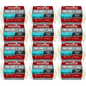 Wooster Genuine 4" Pro/Doo-Z FTP 3/8" Nap Roller Cover 12-Pack, RR666-4-12PK - 1 of 1