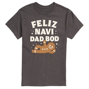 Men's - Instant Message - Feliz Navi Dad Bod Short Sleeve Graphic T-Shirt - 1 of 4