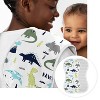 Sweet Jojo Designs Boy Newborn Baby Layette Gift Set Mod Dinosaur Blue and Green 8pc - 4 of 4