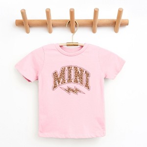 The Juniper Shop Mini Leopard Lightning Bolt Toddler Short Sleeve Tee - 1 of 2