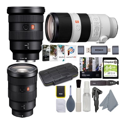 Sony Sel2470gm, Sel1635gm, And Sel70200gm Holiday Bundle