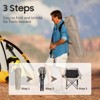MUKE Oversized Padded Camping Chair for Adults, Heavy Duty Foldable Lawn Chair with Cup Holder & Cooler Bag, Thick Padded Camp Chair for Camping - 4 of 4