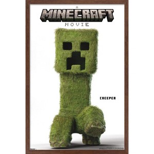 Trends International A Minecraft Movie - Creeper Feature Series Framed Wall Poster Prints - 1 of 4