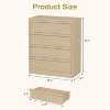 4 Drawer Dresser for Bedroom,Modern Simply Chest of Drawers, Wood Storage Dresser with Deep Drawers for Living Room Hallway Entryway - 2 of 4