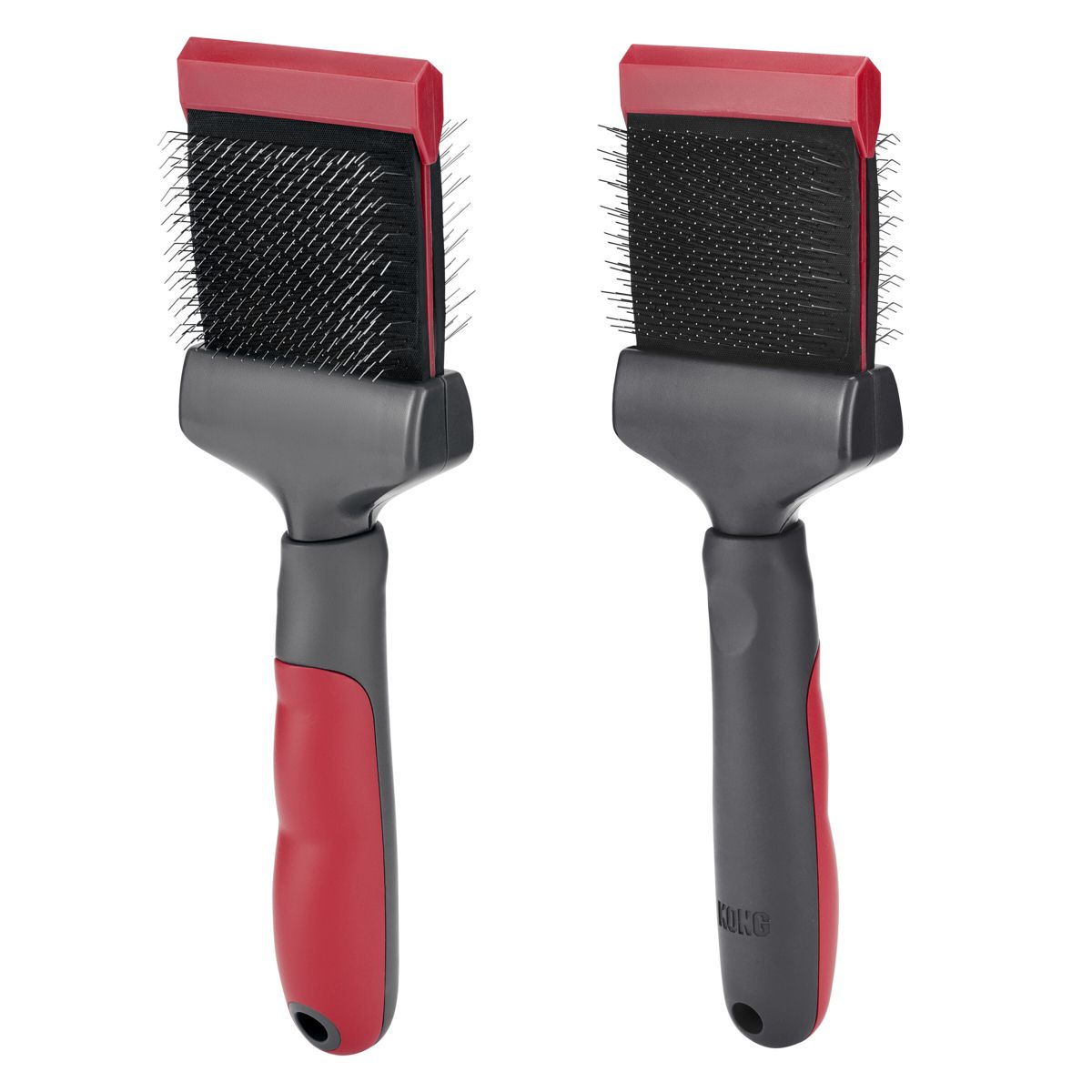 KONG Double-Sided Flexible Slicker Deshedding & Detangling Dog Grooming Brush