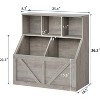 Jojoka Kids Bookshelf and Toy Storage, Kids Toy Storage Organizer - 2 of 4