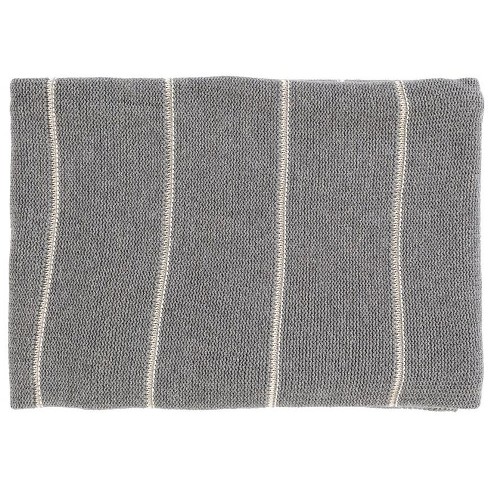 Mark & Day Wildalpen 50"W x 60"L Transitional Medium Gray Throw Blankets - image 1 of 3