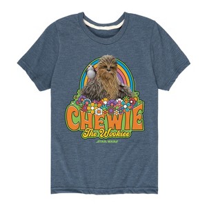 Boys' - Star Wars - Retro Chewy Short Sleeve Graphic T-Shirt - 1 of 4