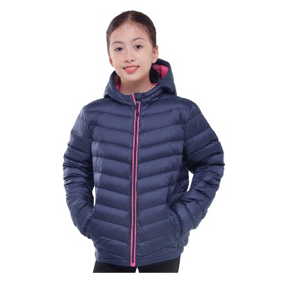 Rokka&Rolla Girls' Ultra-Light Real Down Packable Jacket