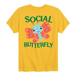 Boys' - Fisher Price - Social Butterfly Short Sleeve Graphic T-Shirt - 1 of 4