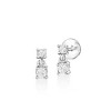 Pure Collection by Ross-Simons Diamond 2-Stone Flat-Back Stud Earrings in Sterling Silver - 2 of 4