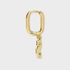 Bijoux Sport by Luv Aj MLB Gold Logo Huggie Earrings - 3 of 3