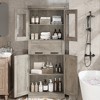 66.9" Pantry Cabinet with Drawer, Kitchen Storage Buffet Cabinet with 4 Shelves, Freestand Storage Cabinet - 2 of 4