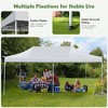 Tangkula 10 x 20FT Patio Pop-Up Folding Canopy Tent UPF 50+ Instant Sun Shelter White - 4 of 4