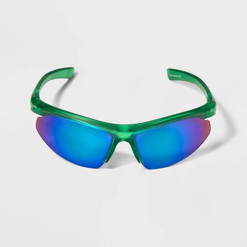 Green and blue sunglasses hotsell