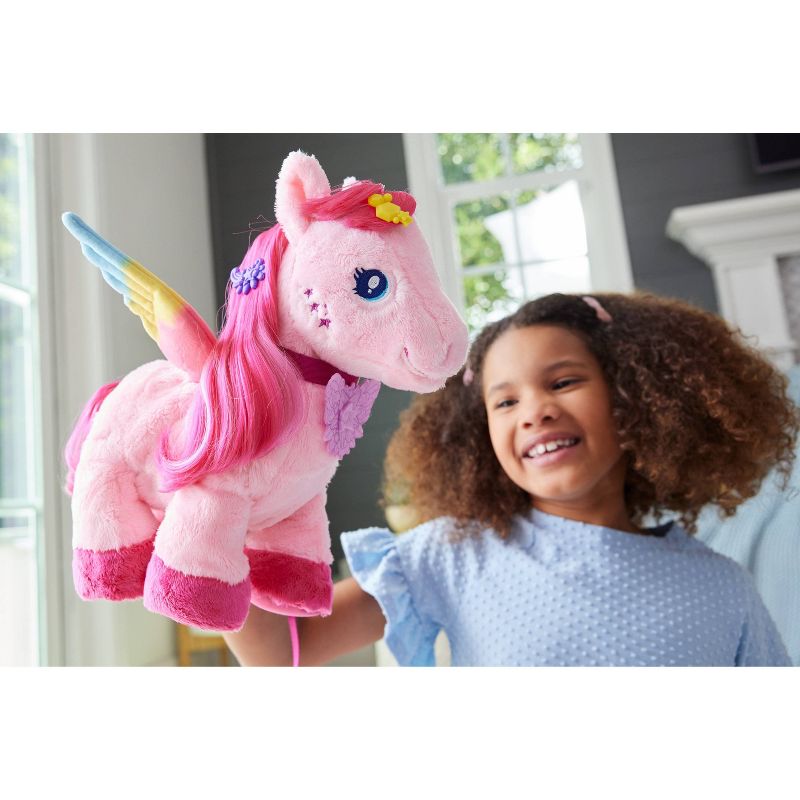 Barbie A Touch of Magic Walk &#38; Flutter Pegasus Plush, 3 of 8