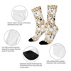 Dog Corgi Face Women Printed Crew Socks Funny Funky Socks Soft Polyester Novelty Gifts for Artists Men - 4 of 4