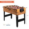 Gymax 3-in-1 Combo Game Table Set Multi-Game Pool Table with Foosball Slide Hockey & Billiards 48" Sports Arcade Games with Accessories - 4 of 4