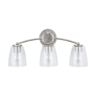 Capital Lighting Oran 3 - Light Vanity in  Antique Silver