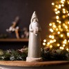 Melrose Glittered Santa Statue (Set of 2) - 3 of 4