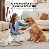 HiCOZY 6-in-1 Pet Grooming Vacuum, 50dB Quiet Dog Cat Vacuum 2L Dust Cup - 2 of 4