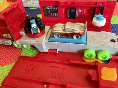 Disney and Pixar Cars Transforming Mack Playset, 2-in-1 toy Truck & Tune-Up  Station