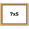 PosterPalooza | Photo Size Classic Modern Gold Frame - UV Acrylic, Foam Board Backing, Hanging Hardware - 2 of 4