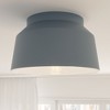 Hunter Fans 11.5" Cranbrook Ceiling Light Indigo Blue Finish - Vintage Mid-Century Flush Mount for Low Ceilings - 2 of 4